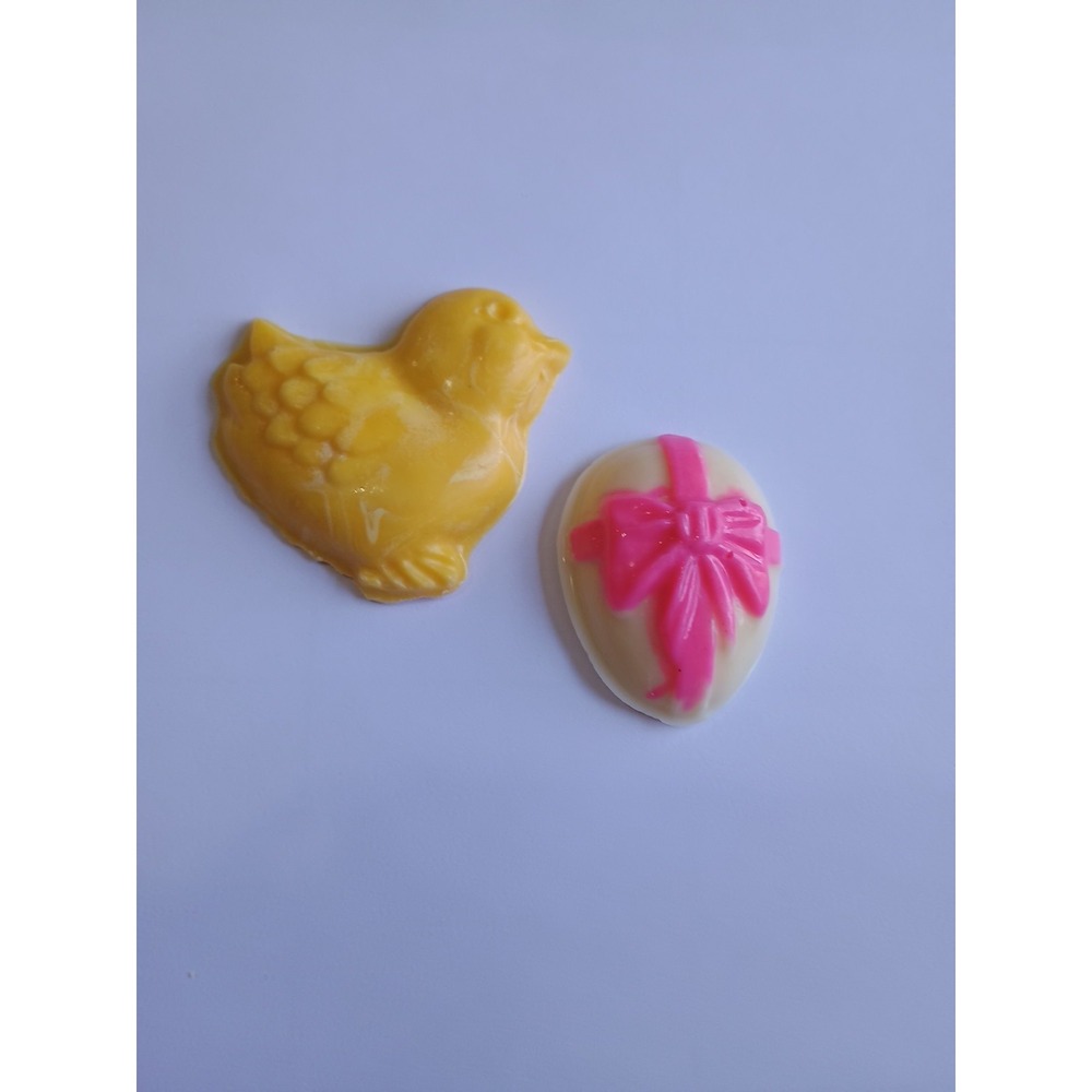 Easter Assortment Plastic Candy Mold Eggs Bunnies Chics Miniature